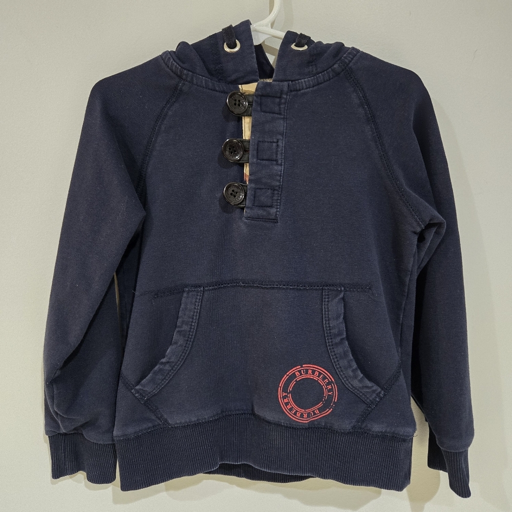 Burberry Classic Navy Blue Kids Hoodie
